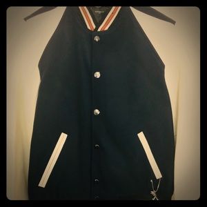 Coach Icon Varsity Jacket (“Navy/Chalk”)